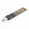 ADAPTÉR PRE M.2 NVMe PCIE SSD DISK NA USB-C 3.1