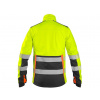Bunda CXS BENSON, výstražná, softshell, pánska, žlto-čierna, veľ. L