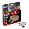 Revell Star Wars Model Kit 1/241 Model Set Millennium Falcon 10 cm