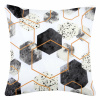 Bavlnená obliečka na vankúš Hexagon stracciatella Veľkosť: 40 x 40