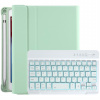 AppleKing púzdro s podsvietenou klávesnicou a priestorom na Apple Pencil pre iPad mini 1/2/3/4/5 - zelené - možnosť vrátiť tovar ZADARMO do 30tich dní
