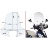 KAPPA 6109AK plexi štít KYMCO LIKE 125 (17-18) číry 49,5 x 65,5 cm – vyžaduje montážnu sadu A6109AK