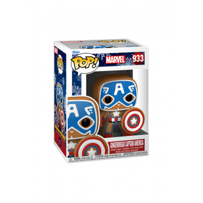 Funko POP Marvel – Holiday – Gingerbread Captain America #933