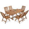Focus Garden Focus AKADIA DINING 200SR 6+1 záhradné sedacia súprava, akáciové drevo 000508