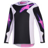 Dres FLUID GRID, ALPINESTARS (čierna/svetlosivá/fialová, vel. 2XL) Veľkosť: S