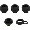 Corsair Hydro X Series XF Hardline 12mm OD Fittings Four Pack - Black CX-9052001-WW