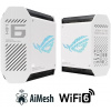 WiFi systém ASUS ROG Rapture GT6 (2-pack, White) (90IG07F0-MU9A40)