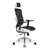 Kancelárska ergonomická stolička Diablo V-Basic, bielo-čierna