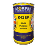 Morris K42EP, plastické mazivo (vazelína) pre vysokú záťaž, 50kg (Morris Lubricants - Tradition in Excellence since 1869...)