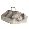 Clayre & Eef Plechový zásobník s boxami prasa - 45 * 24 * 20 cm - Clayre & Eef
