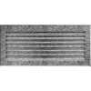 KRATKI Vetracia krbová mriežka FRESH 17x37 čierno-strieborná
