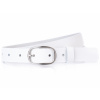 Opasok - Sepher White Belt - ženský produkt (100% biely kožený nohavice pás)
