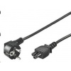 PremiumCord Kabel síťový 230V k notebooku 1m, trojlístek 