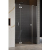 RADAWAY ESSENZA DWJS 140cm ľavé dvere do niky, profil chróm, sklo číre, 1385033-01-01L1384090-01-01