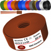 MAS-Premium 20 m žilový kábel H07 V-K BR 1x1,5 mm² hnedý jednožilový flexibilný