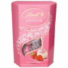 Lindt LINDOR Pralinky čokoládové pralinky biela čokoláda jahoda 200 g x4