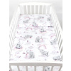 Súprava do postielky 3 diely - sloník ružová