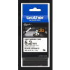 BROTHER HSE211E zmršťovacia bužírka čierna tlač/biely podklad (5,2 mm) 1,5m