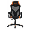 Canyon MCH01, Flow, ergonomické herné kreslo, čierno-oranžové CNE-MCH01