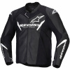 Bunda FASTER 3, ALPINESTARS (čierna/biela) 2025 Veľkosť: 58