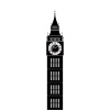 Clocker Nalepovacie hodiny Big Ben Farba ciferníka: Čierna