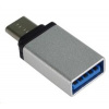 PREMIUMCORD Adaptér USB 3.1 C/male - USB 3.0 A/female, stříbrný, OTG kur31-05