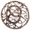 Outfit4Events vikingské brošňa 'Had Midgard', 40 mm