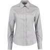 Kustom Kit Košile Oxford KK 702, dlouhý rukáv, dámská COT4307020892d-silver grey M Šedá stříbrně