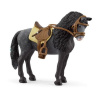 Schleich 42708 Klisna Pura Raza Espanola Stallion se sedlem a uzdou