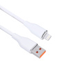 Solight lightning kábel, USB 2.0 A konektor - Lightning konektor, silikón, 0,5m SSC15005-S