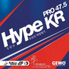 Poťah Gewo HYPE KR PRO 47.5 Vyberte FARBU poťahu: červený / RED, Vyberte HRÚBKU špongie: 2,1 mm