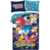 Halantex Obojstranné obliečky z mikrovlákna Ježko Sonic zipsové zapínanie 70x90 140x200