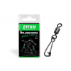 Zfish Obratlík Rolling Swivel & Hooked Snap Veľkosť 12 18kg 10ks