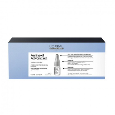 L'Oréal Professionnel Serie Expert Aminexil Advanced Professional Programme 42 x 6 ml - Kúra pre zvýšenie hustoty a posilnenie vlasov