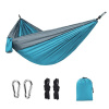 Hamaka Camping Relax 210T, 260 x 140 cm Barva: Šedá/Světle modrá