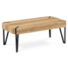 Konferenčný stolík AHG-241 OAK2 110x60 cm, MDF farba dub, matný kov