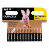 Alkalická batéria Duracell AAA (R3) 12 ks