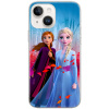 AppleMix DISNEY kryt pre Apple iPhone 14 - Ľadové kráľovstvo - Anna a Elsa - gumový