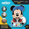 TREFL Wood Craft Junior Ve světě Mickeho Mouse 50 dielov