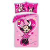 HALANTEX Obliečky Minnie Heart Bavlna, 140/200, 70/90 cm