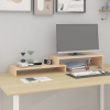 zahrada-XL Stojan na monitor (52-101)x22x14 cm masívna borovica 814014