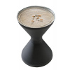 Popelnice plněná pískem, průměr 400 mm | APS, Diabolo inox;černá