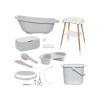BEBEJOU BÉBÉ-JOU Sada digitálna kúpacia Sense Plus 8 dielna Light Grey