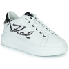 Karl Lagerfeld Nízke tenisky KAPRI Whipstitch Lo Lace Biela