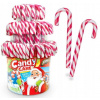 Vianočná lízanka na vianočný stromček Johny Bee Candy Cane červená 100 kusov