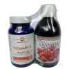 Pharma Activ CRANVITA Brusnica-Žihľava+LIPOZOMAL C tekutina (s D-manózou) 250 ml + cps (vitamín C 1000 mg) 60 ks, 1x1 set