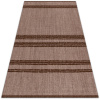 Vinylový koberec pre domácnosť Vinylový koberec pre domácnosť Brown v riadkoch dww-w0000391