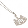 Newcastle United retiazka na krk s príveskom Sterling Silver Pendant & Chain - Akcia