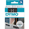 páska DYMO 45021 D1 White On Black Tape (12mm)