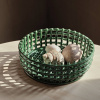 ferm LIVING Keramický košík na stredové diely, zelený, Ø 29 cm, keramika - 1104268941